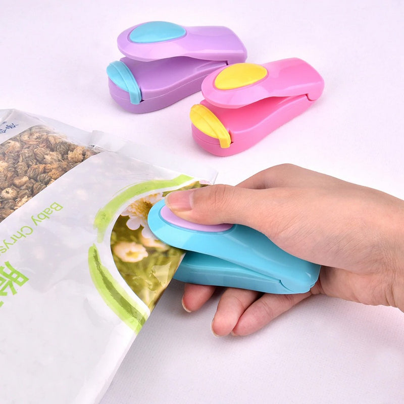 Mini Sealing Machine Handheld Packet Sealer for Food, Snacks, Chips, Fresh Storage, Plastic Bags Sealing Machine