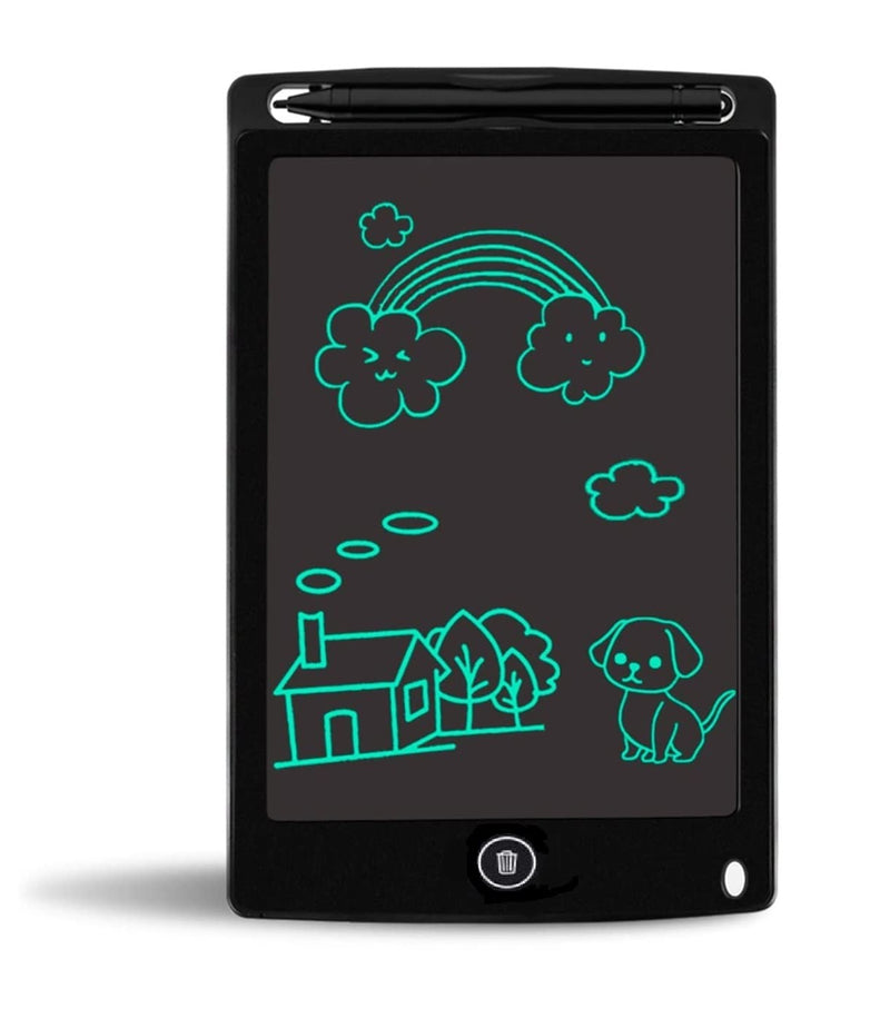 Magic Writing Tablet 8.5 Inches with Stylus Pen, for Drawing, Playing, Noting by Kids & Adults, Black