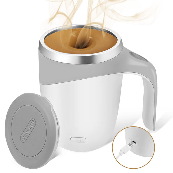 Self Stirring Mug,Rechargeable automatic magnetic Self stirring coffee mug,Rotating Home Office Travel Mixing Cup,To Stir Coffee, Chocolate, Milk, Protein ,Cocoa Etc, Great For Office, School, Gym