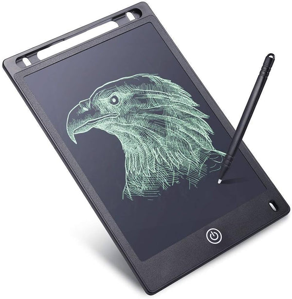 Magic Writing Tablet 8.5 Inches with Stylus Pen, for Drawing, Playing, Noting by Kids & Adults, Black